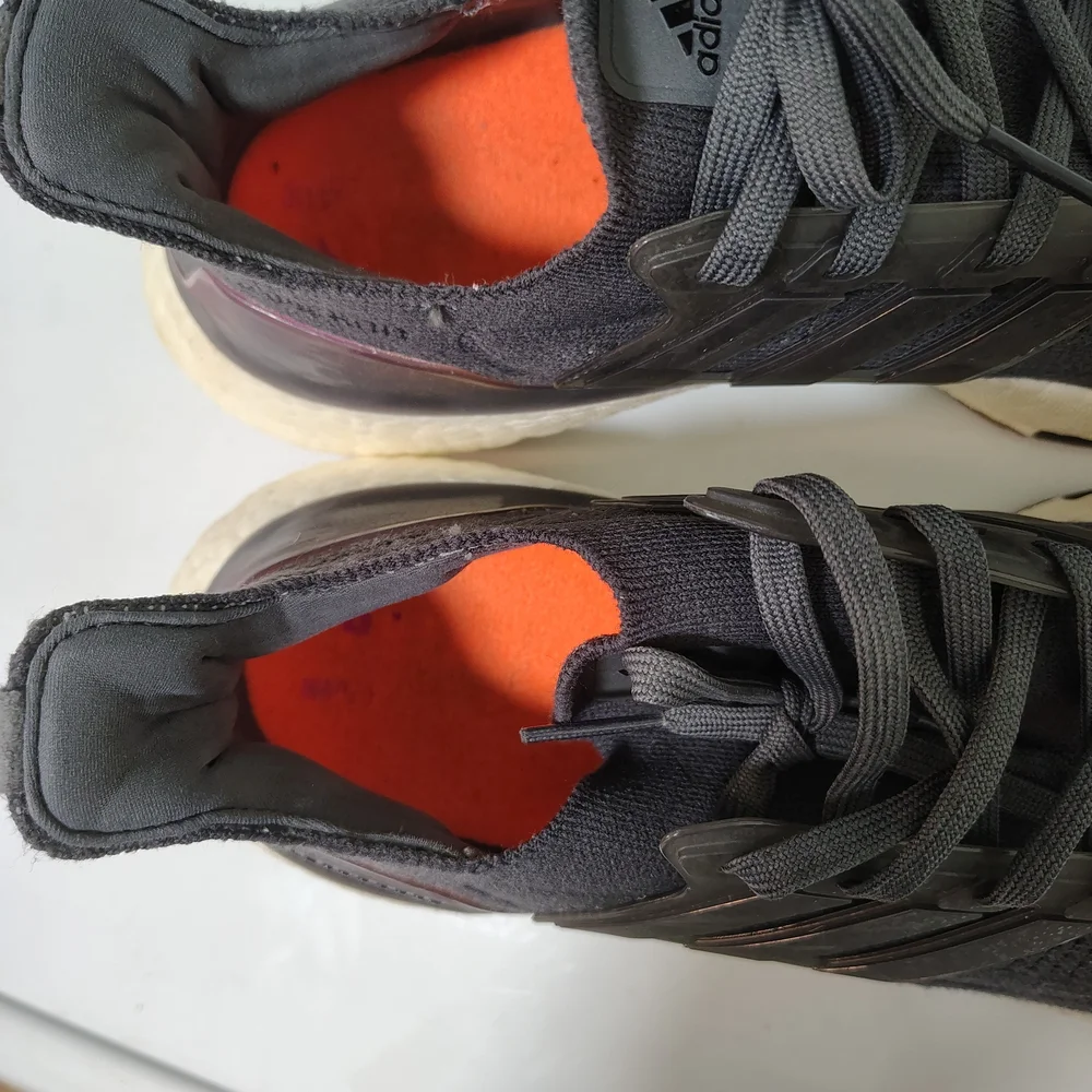 adidas Athletic Shoes with Orange and Brown Accents - Picture 5 of 7
